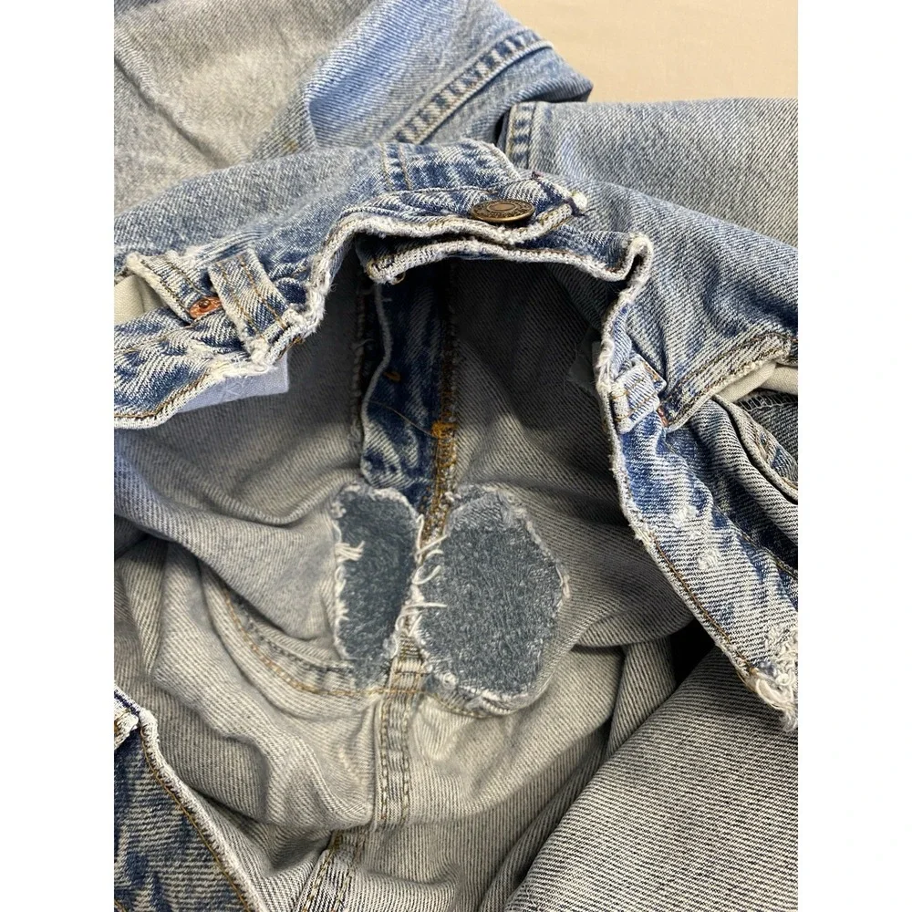 Vintage Levi Strauss 505 Orange Tab Thrashed Repaired Levi's Jeans‎ Made in USA